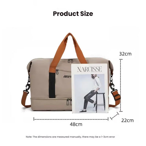 Large Capacity Fitness Bag Travel Storage Bag Clothing Storage Bag Short Distance Luggage Bag anti Sailor Bag