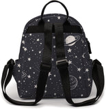 Mini Backpack for Girls, Printing Shool Bag Waterproof Fashion Purse (32)