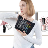Stay Pony Funny Inspired Makeup Bag 80S Movie Toiletry Bag Book Lover Gift(Pony Black Makeup Bag)