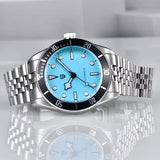 2025 New Fashion Luxury Automatic Watch Men Five-Row Chain Stainless Steel Mechancial Wrist Watch Men NH35A Movt