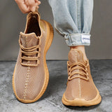 Men Shoes Breathable Mesh Running Shoes Slip on Walking Sneakers for Men Tennis Sports Shoes