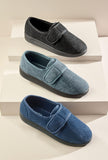 Men’S Wide & Comfy Easy Closure Slippers for Seniors