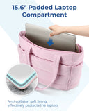 Women'S Bag Solid Color Tote Bag Commuting College Padded Shoulder Bag Leisure Simple Female Handbags for Travel