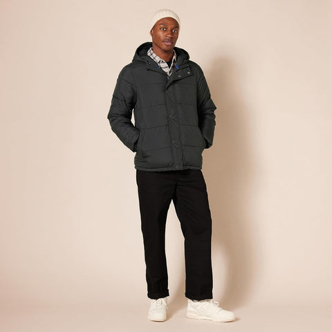 Men'S Heavyweight Hooded Puffer Coat