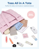 Women'S Bag Solid Color Tote Bag Commuting College Padded Shoulder Bag Leisure Simple Female Handbags for Travel