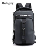 Anti-Theft Chest Shoulder Bag Men'S Sling Crossbody Bag Messenger Backpack USB Port Bag