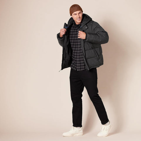 Men'S Heavyweight Hooded Puffer Coat
