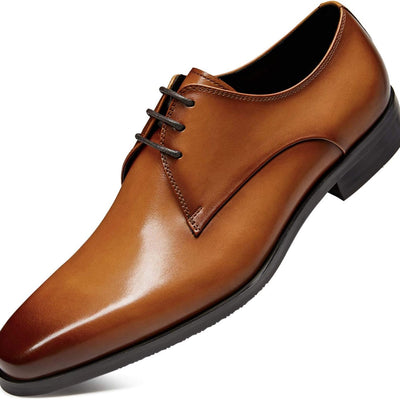Mens Oxford Shoes Genuine Leather Dress Shoes