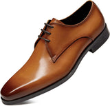 Mens Oxford Shoes Genuine Leather Dress Shoes