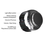 USB Rechargeable Wrist Watch Speaker Cool Lighting Bluetooth-Compatible Portable Bicycle Audio Music FM Radio Box
