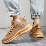 Men Shoes Breathable Mesh Running Shoes Slip on Walking Sneakers for Men Tennis Sports Shoes