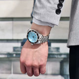 2025 New Fashion Luxury Automatic Watch Men Five-Row Chain Stainless Steel Mechancial Wrist Watch Men NH35A Movt