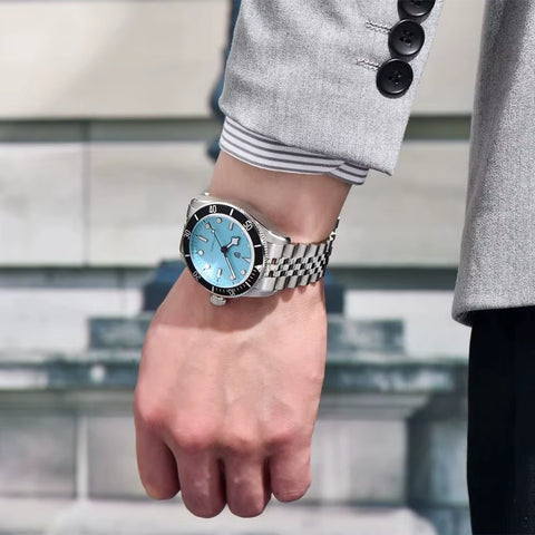 2025 New Fashion Luxury Automatic Watch Men Five-Row Chain Stainless Steel Mechancial Wrist Watch Men NH35A Movt