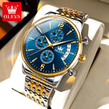 Men'S Watch Waterproof Luminous Wrist Watch Quartz Stainless Steel Watch for Men Pilot Top Brand Male Watches