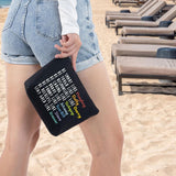 Stay Pony Funny Inspired Makeup Bag 80S Movie Toiletry Bag Book Lover Gift(Pony Black Makeup Bag)