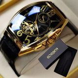 Luxury Mens Automatic Mechanical Watches Tourbillon Skeleton Wrist Clock Male Luminous Man Wrist Watch for Men Relojes Mecánicos