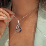"Rise from the Ashes Phoenix Necklace Made with Crystals from Austria, 18"+2" Necklace, Packaged with Jewelry Box, Birthday Gift for Women, Symbol of Luck and Renewal