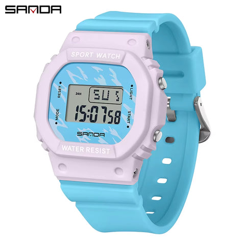 Boys Girls Digital Watch Women LED Sports Watch for Women Wrist Watch Ladies Waterproof Electronic Watch Children Gift