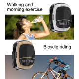 Bluetooth-Compatible Sports Music FM Radio Watch B90 Running Wrist Watch Alarm Watch Audio for Running/Hiking