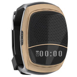 Bluetooth-Compatible Sports Music FM Radio Watch B90 Running Wrist Watch Alarm Watch Audio for Running/Hiking