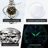 Original Women'S Mechanical Watch Business Elegant MIYOTA Imported Movement Luxury Automatic Wrist Watch for Women