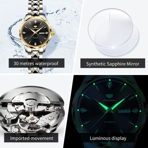 Original Women'S Mechanical Watch Business Elegant MIYOTA Imported Movement Luxury Automatic Wrist Watch for Women