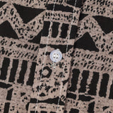 Men'S plus Size Short Sleeve Floral Shirt