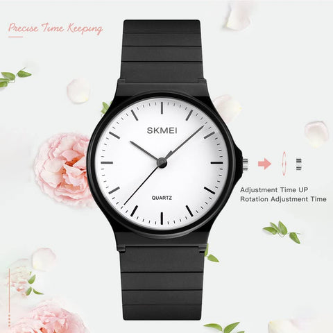Women'S Watches Ladies Quartz Watch Waterproof Wrist Watch Resin Fashion Casual Wristwatch for Girls