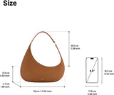 Chic and Versatile Women's Harlee Shoulder Bag in Elegant Brown