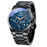 Men'S Luxury Business Watch Tough Stainless Steel Men'S Watch Sports Waterproof Watch Workplace Men'S Gift Wrist Watch