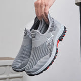 Summer Mesh Men Shoes Lightweight Sneakers Men Fashion Casual Walking Shoes 2024 Breathable Mens Hiking Shoes 2025 Fashion Shoes