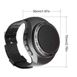 USB Rechargeable Wrist Watch Speaker Cool Lighting Bluetooth-Compatible Portable Bicycle Audio Music FM Radio Box