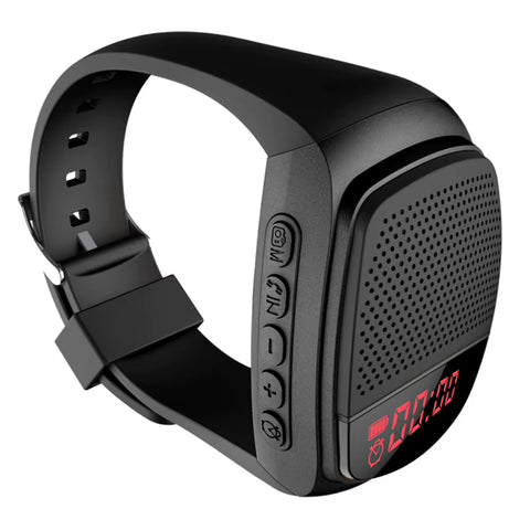 Bluetooth-Compatible Sports Music FM Radio Watch B90 Running Wrist Watch Bike Cycling Watches for Running/Hiking