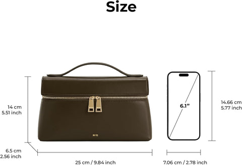 Elevate Your Style with the Women's Thea Top Handle Bag in Dark Olive