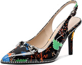 Elevate Your Style with Our Stunning Women’s Beaded Slingback High Heel Pumps - Perfect for Any Occasion!