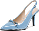 Elevate Your Style with Our Stunning Women’s Beaded Slingback High Heel Pumps - Perfect for Any Occasion!