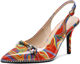 Elevate Your Style with Our Stunning Women’s Beaded Slingback High Heel Pumps - Perfect for Any Occasion!