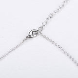 Fashion Mermaid Birthstone Necklace Jewelry White Gold Plated Austrian Crystal Pendant Gifts for Women