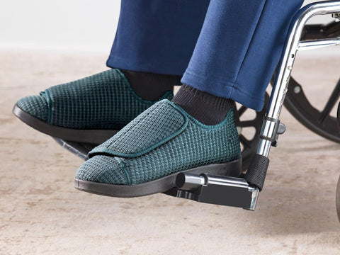 Silverts Diabetic Slippers for Men | Extra-Wide Non-Slip Comfortable Shoes for Elderly, Swelling, Sensitive Feet