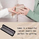 Freshwater Cultured Pearl Necklace, Real Pearl Necklace with Silver Chain and Clasp, Jewelry for Christmas Brides Wedding Gifts for Women Her Wife Sister