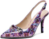 Elevate Your Style with Our Stunning Women’s Beaded Slingback High Heel Pumps - Perfect for Any Occasion!