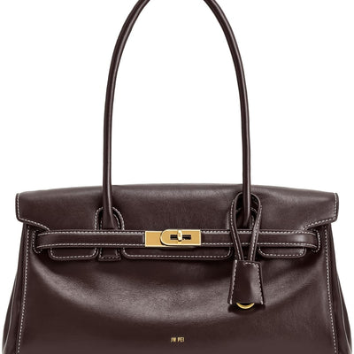 Elevate Your Style with the Chic Women's Yara Dark Brown Shoulder Bag