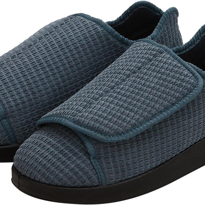 Silverts Diabetic Slippers for Men | Extra-Wide Non-Slip Comfortable Shoes for Elderly, Swelling, Sensitive Feet