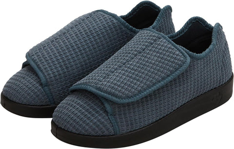 Silverts Diabetic Slippers for Men | Extra-Wide Non-Slip Comfortable Shoes for Elderly, Swelling, Sensitive Feet