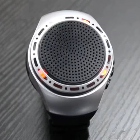 USB Rechargeable Wrist Watch Speaker Cool Lighting Bluetooth-Compatible Portable Bicycle Audio Music FM Radio Box