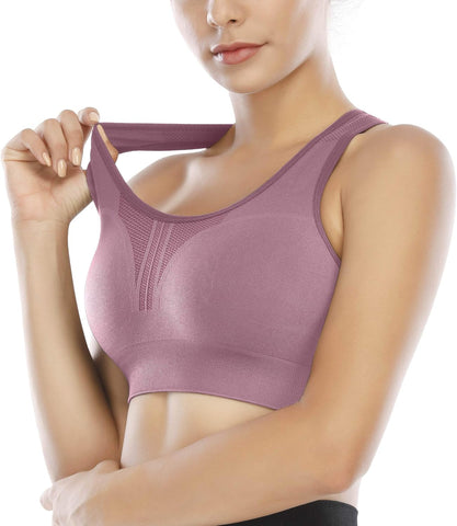 High Impact Sports Bras for Women High Support Padded Sports Bra Workout Bras for Women Racerback Bra for Yoga