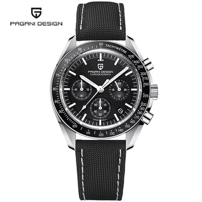 PAGANI DESIGN Men'S Luxury Quartz Watch Japan VK63 Watches for Man Top Synthetic Sapphire Glass Mirror Wrist Watch Clocks Gifts