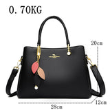 New High Quality Leather Women Tote Bag Large Capacity Shoulder Crossbody Bag Fashion Handbags Designer Ladies Messenger Bag