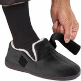 Men’S Memory Foam Fleece Lined House Slippers for Seniors