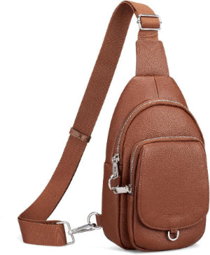 Stylish Anti-Theft Genuine Leather Crossbody Bag for Women - RFID Protected Sling Bag Perfect for Travel and Everyday Use